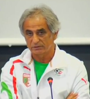 Conférence de Vahid Halilhodzic à Marcoussis