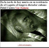 Fidel Castro sur son lit de mort : Ne cliquez surtout pas sur la photo