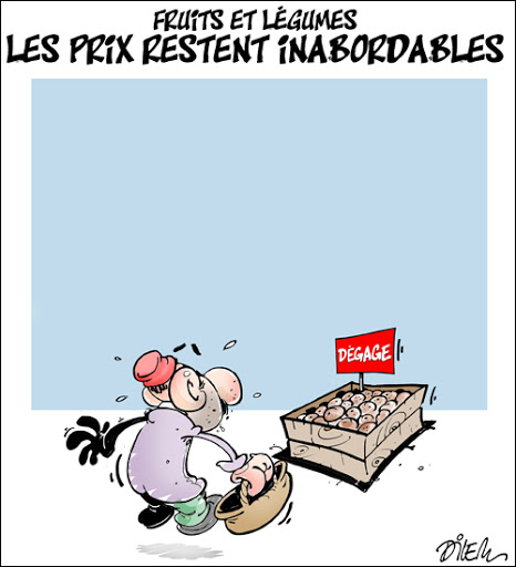 Fruits et légumes,les prix restent inabordables