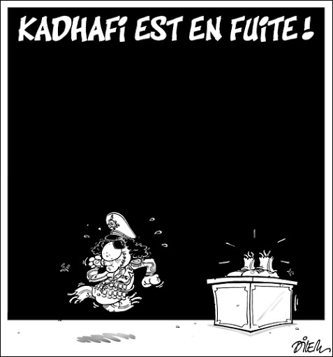 Kadhafi est en fuite !