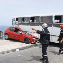 L’accident a fait un mort et huit blessés : Un bus manque de tomber à la mer à Bologhine