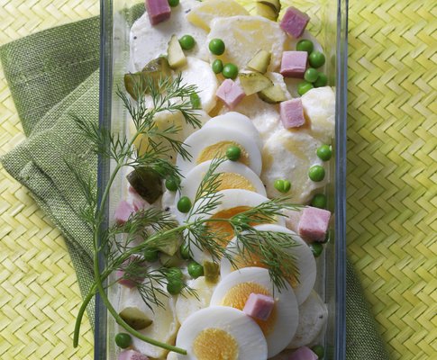 Salade de pommes de terre aux oeufs