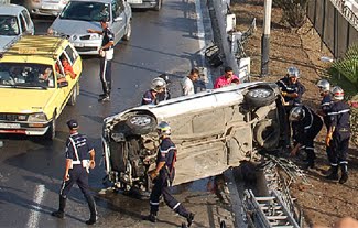 Accidents de la route,2607 morts en 8 mois