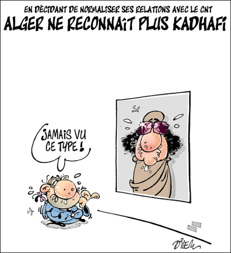Alger ne reconnait plus Kadhafi