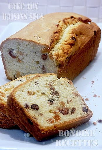 cake aux raisins secs