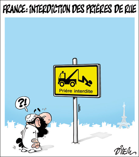 France :interdiction des priéres de rue