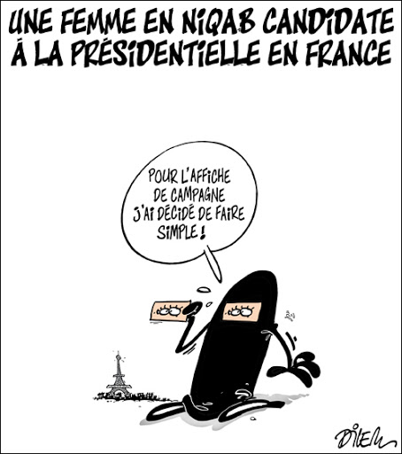 Une femme en Niqab candidate à la présidentielle en France