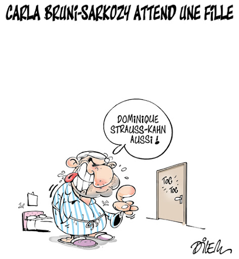 Carla Bruni-Sarkozy attend une fille