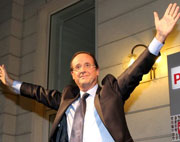 France / François Hollande candidat du PS ,Tout pour battre Sarkozy