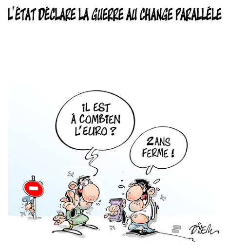 L&rsquo;état déclare la guerre au change paralléle