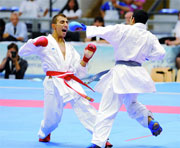Omnisports Karate-Mondial 2011 ,Anis Ahbab à la 5e place