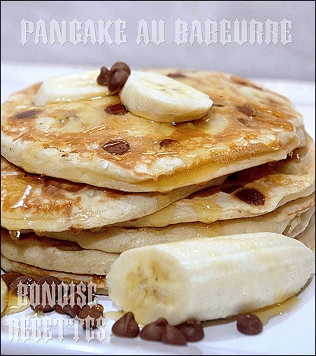 pancake au babeurre banane chocolat