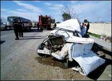 Accidents de la route,3286 morts, depuis janvier dernier