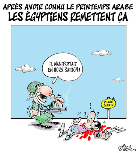 Aprés avoir connu le printemps arabe,les Égyptiens remettent ça