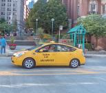 Des chauffeurs de taxi débrayent