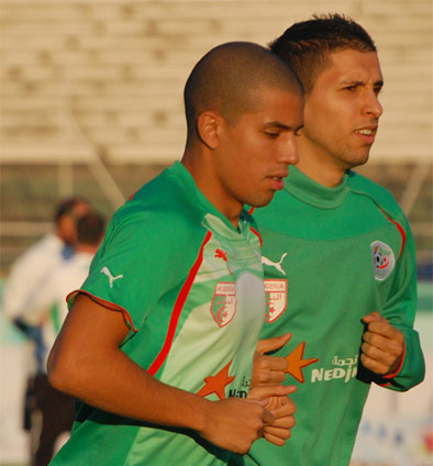 Il a interrompu l’entraînement hier soir ,Matmour out pour la Tunisie