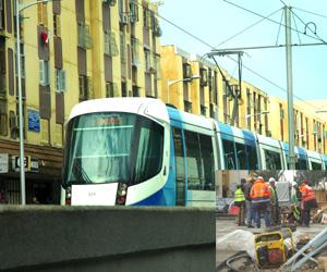 La pluie dévoile les défauts de réalisation du tramway d’Alger !!