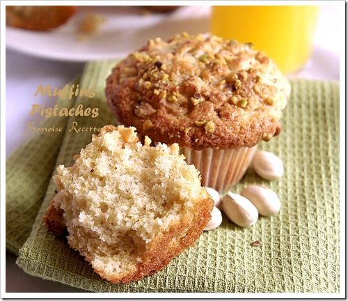 muffins pistaches chocolat blanc