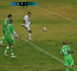 Résumé et buts ,match d’application :Algérie Blanc 4 – 1 Algérie Vert