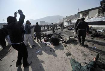 Deux attentats font un carnage à Kaboul,59 morts en majorité des enfants