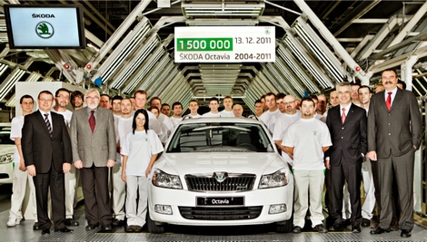 Et de 1,5 million Skoda Octavia II