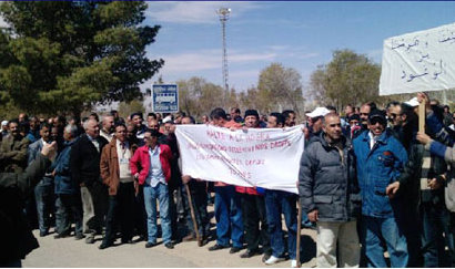 Grève de la faim des travailleurs de Hassi Rmel,Le mouvement suivi à 95%