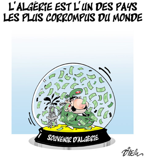 L&rsquo;Algérie est l&rsquo;un des pays les plus corrompus du monde