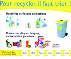 Médéa, Direction de l’environnement ,Première expérience de tri de déchets domestiques