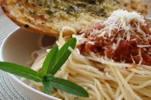 Spaghetti à la viande hachée