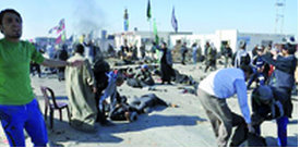 Attentat kamikaze en Irak , 32 pèlerins chiites morts et 100 blessés