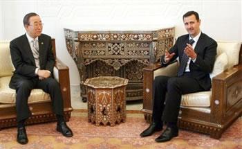 Ban Ki-Moon à Bachar Al-Assad , »Arrêtez de tuer! »