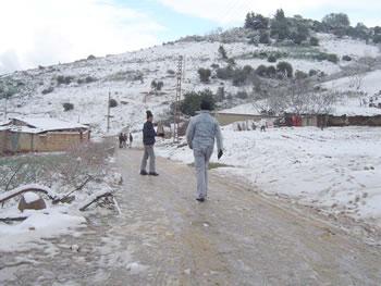 BÉJAÏA,Manteau blanc sur les sommets