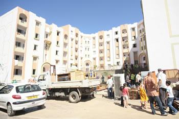 Cause de la plupart des émeutes à travers le pays,Comment sont distribués les logements