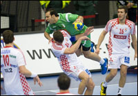 Championnat d’Afrique de handball (messieurs-1/4 de finale): difficile victoire de l’Algérie sur la RD Congo (33-31)