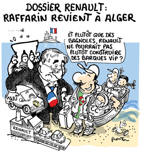 Dossier Renault,Raffarin revient à Alger
