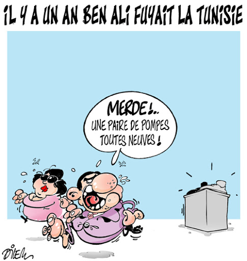 Il ya un An Ben Ali fuyait la Tunisie
