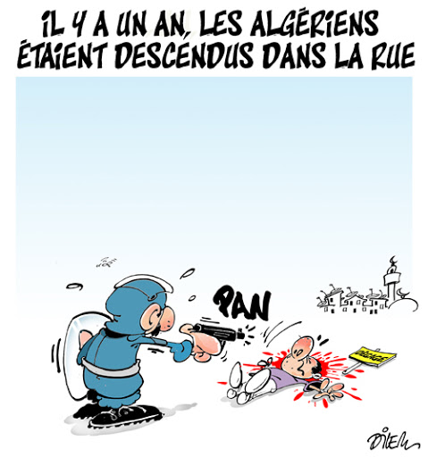 Il ya un An,les Algériens étaient descendus dans la rue