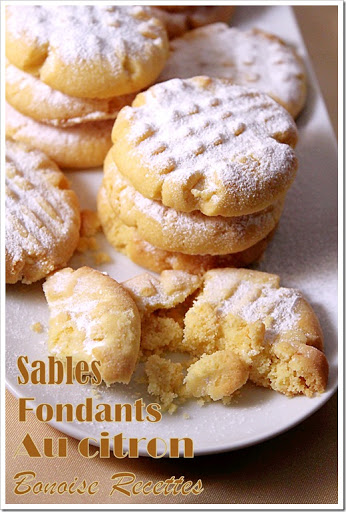Sablés Citron (super fondants)