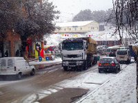 Des routes coupées à la circulation,des problèmes d&rsquo;approvisionnement en produits de première nécessité..Alerte neige