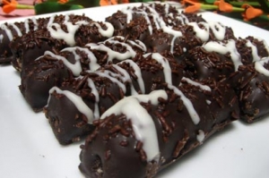 Doigts d’amandes au chocolat noir