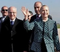 La secrétaire d&rsquo;Etat Hillary Clinton achève sa visite à Alger
