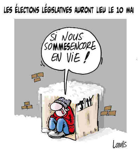 Les élections législatives auront lieu le 10 mai