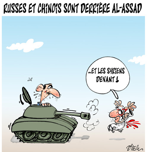 Russes et Chinois sont derriére Al-Assad