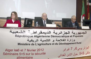 Séminaire 5+5 sur la sécurité alimentaire : “Une préoccupation universelle” souligne le Dr Rachid Benaïssa