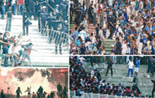 Après la fin houleuse du match Usmba-Js Saoura,11 arrestations,4 policiers blesséset des dégâts matériels importants