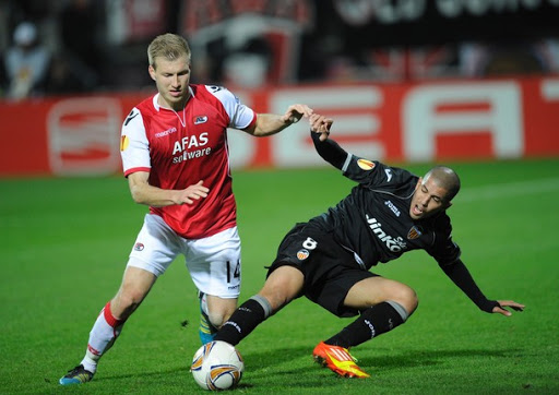 AZ Alkmaar 2 – Valence 1 ,Feghouli et Valence perdent la première manche