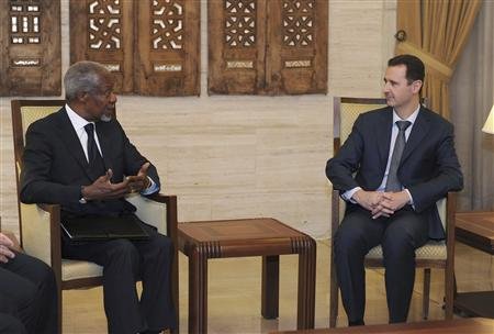Bachar al Assad reste ferme face à Kofi Annan sur la Syrie