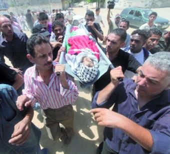 Bande de Ghaza,14 Palestiniens tués dans des raids d&rsquo;Israël