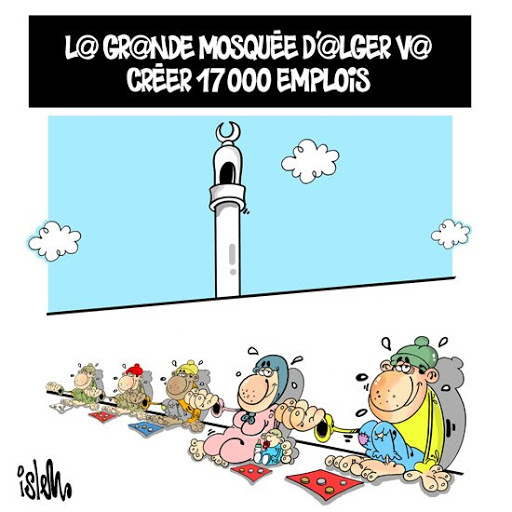 La grande mosquée d&rsquo;Alger va créer 17000 emplois