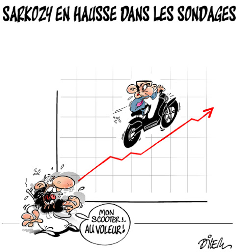 Sarkozy en hausse dans les sondages